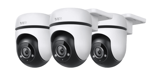 Das TP-Link Tapo C500 3er Pack ist zu sehen.