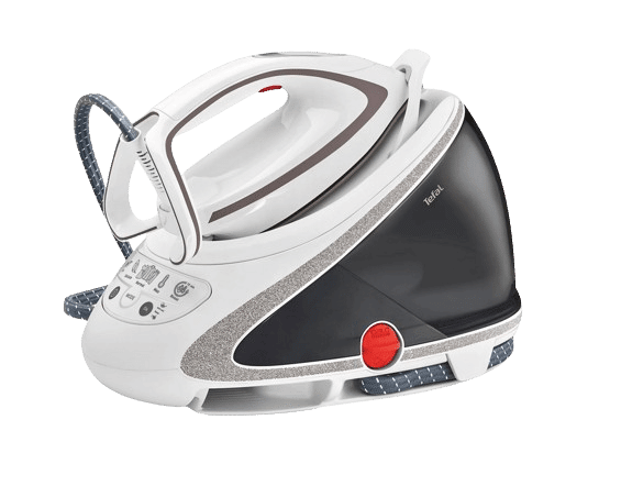 MediaMarkt Tefal Kampagne GV9567E1 Pro Express Ultimate Dampfbügelstation ist zu sehen.