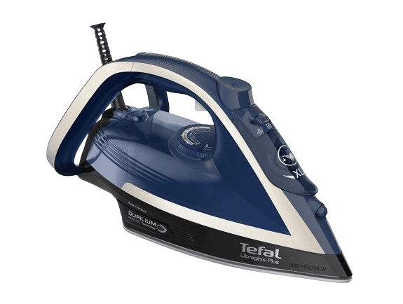 Das Tefal FV6846 Ultragliss Plus Dampfbügeleisen wird präsentiert.