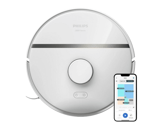 Der Philips Homerun Series 3000 Saugroboter.