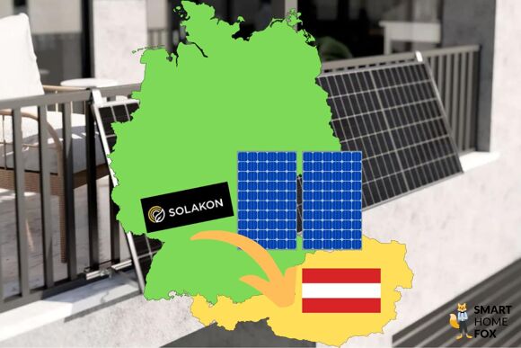 Preiswerte Solakon Balkonkraftwerke gibt es nun auch in Österreich und Solakon feiert den neuen Launch.