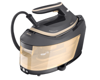 Die PHILIPS PSG6064/80 Serie PerfectCare 6000, OptimalTemp, 1.8L, Dampfbügelstation ist einzeln in der Nahaufnahme zu sehen.