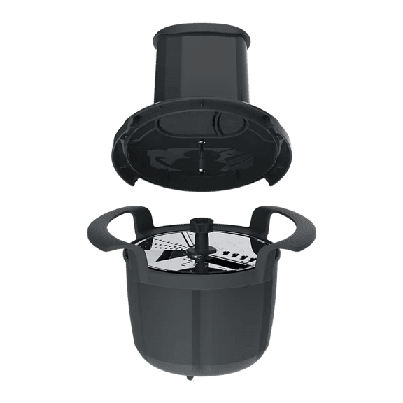 Der Thermomix TM5 / 6 Gemüsestyler ist einzeln zu sehen.