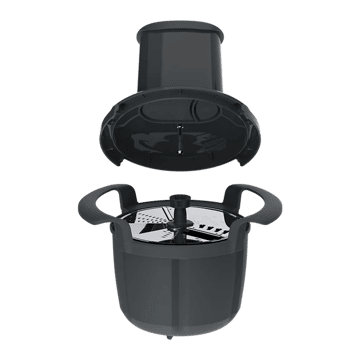 Der Thermomix TM5 / 6 Gemüsestyler ist einzeln zu sehen.