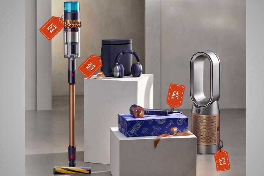 Dyson Akkusauger, Haarglätter und Föhns und Luftreiniger sowie Ventilatoren sind im Angebot speziell in der Prime Week.