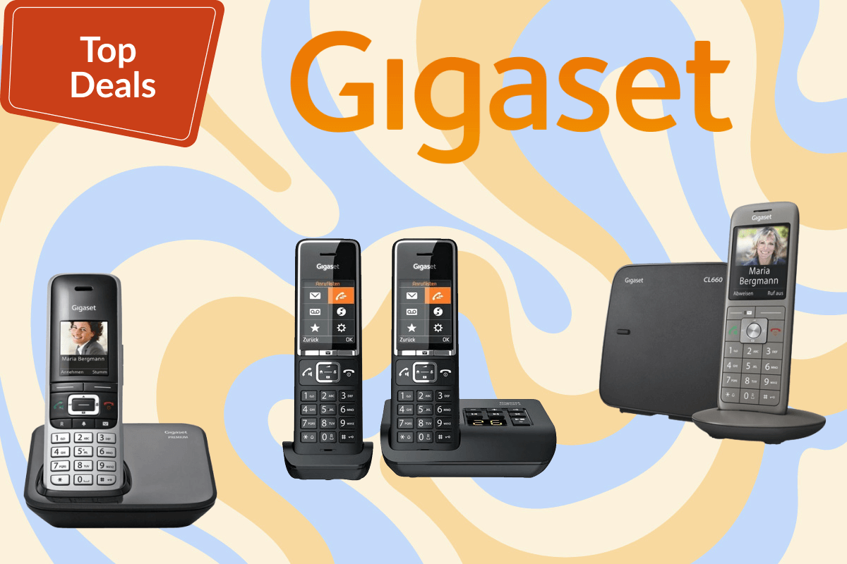 Verschiedene Gigaset schnurlose Telefone sind im Top-Deal bei MediaMarkt und stark reduziert.