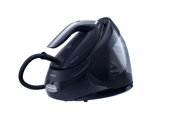 Die Philips Perfect Care Serie 7000 OptimalTemp Dampfbügelstation.
