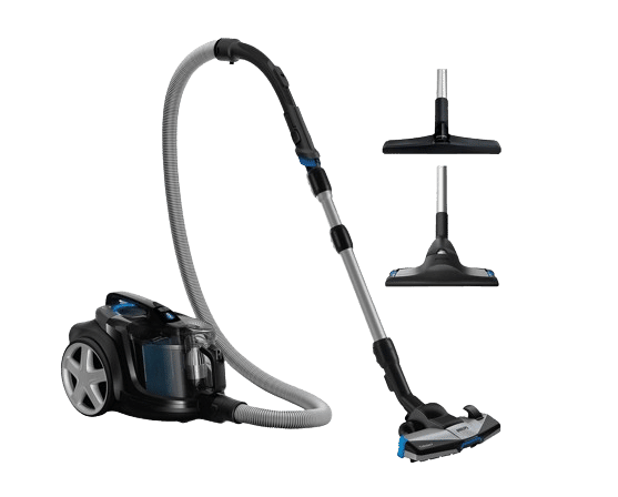 Der Philips PowerPro beutelloser Staubsauger.