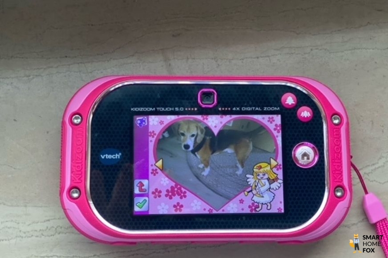 Bildbearbeitungstools bei einer Kinderkamera
