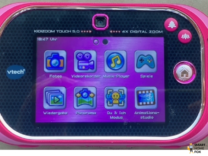 Musik und Spiele auf der VTech Kinderkamera