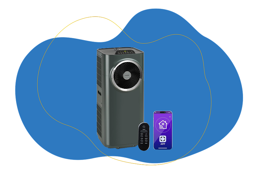 Klarstein Kraftwerk Smart 10K mobile Klimaanlage mit App-Steuerung