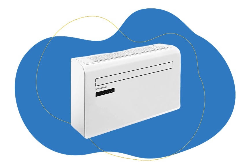 TROTEC PAC-W 2650 SH Wandgerät ohne Außeneinheit im Schlafzimmer