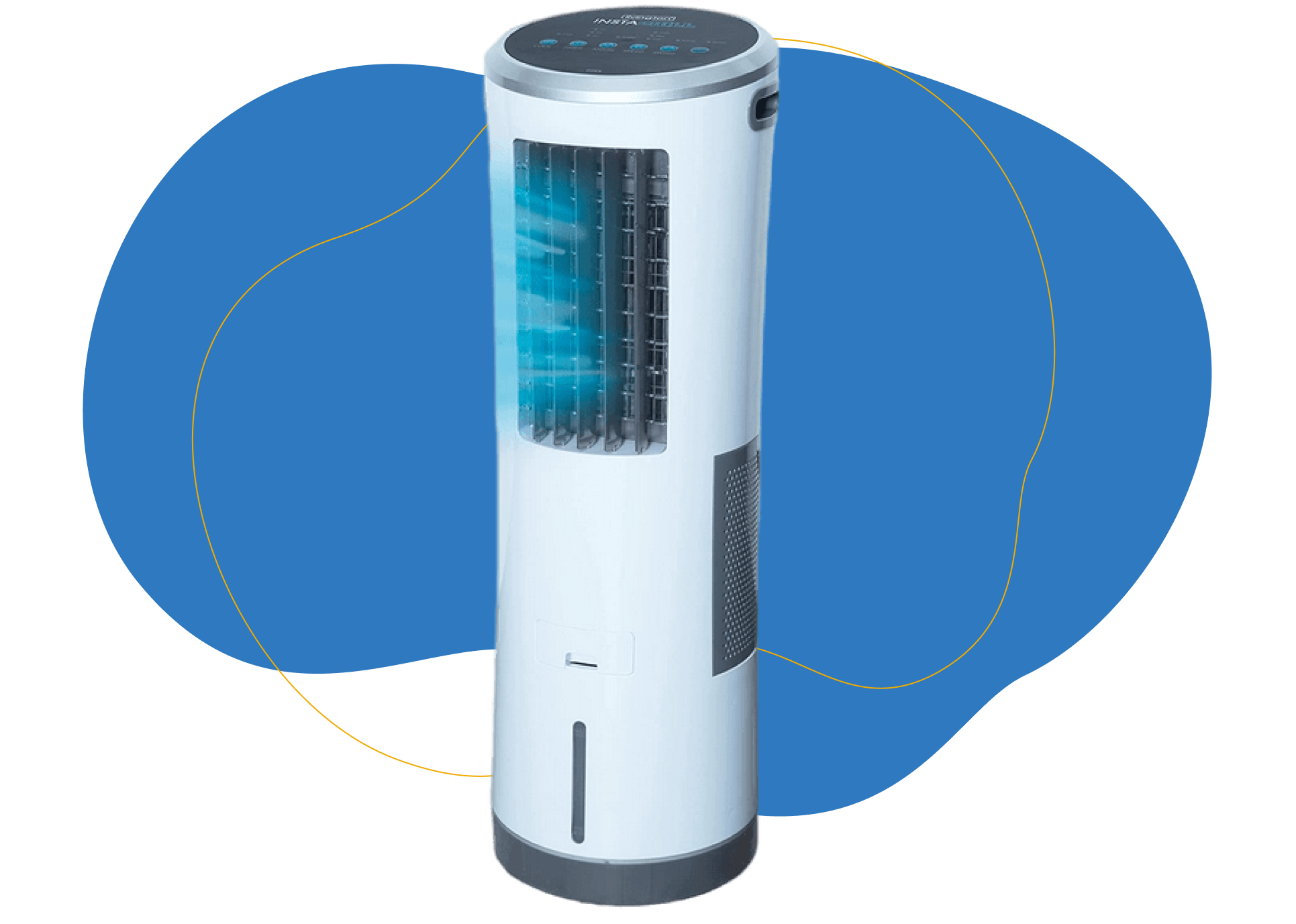 Die Livington InstaChill Klimaanlage ohne Abluftschlauch und Luftkühler.