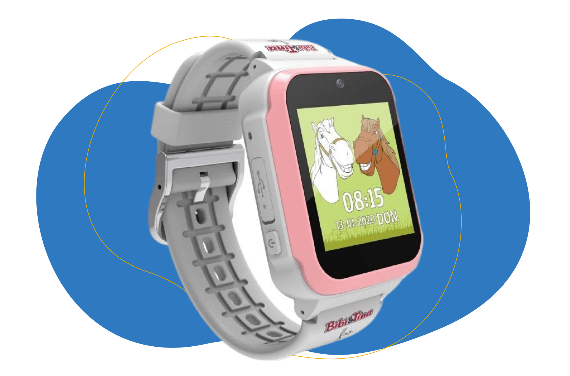 Man sieht die Bibi und Tina Kidswatch.