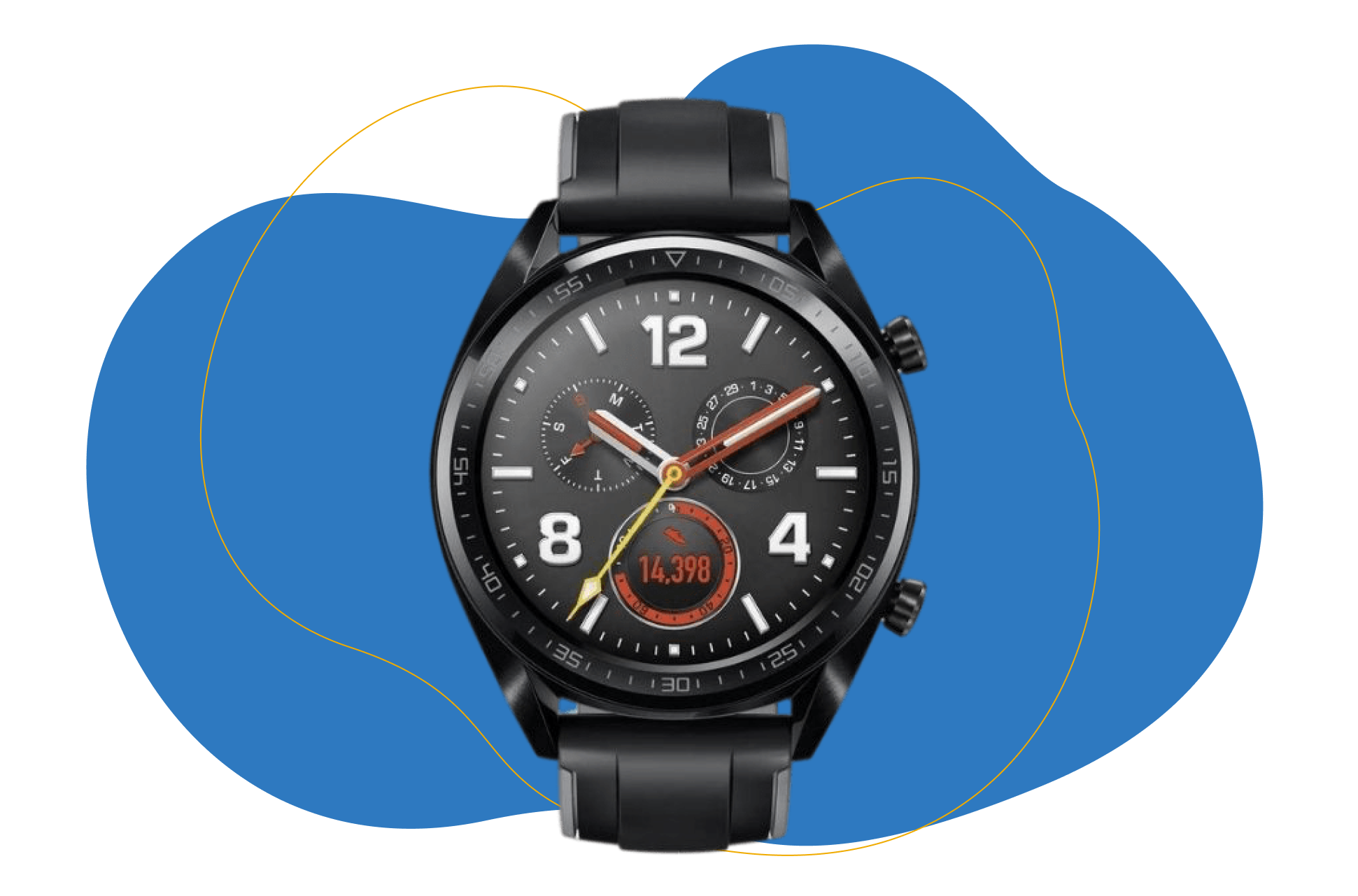 Man sieht die Huawei GT Sport.