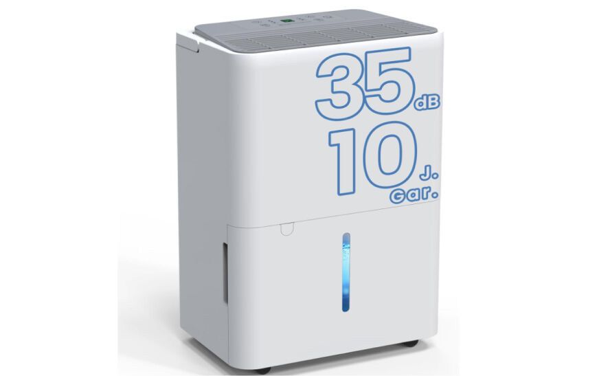 Newentor Luftentfeuchter vor weißem Hintergrund