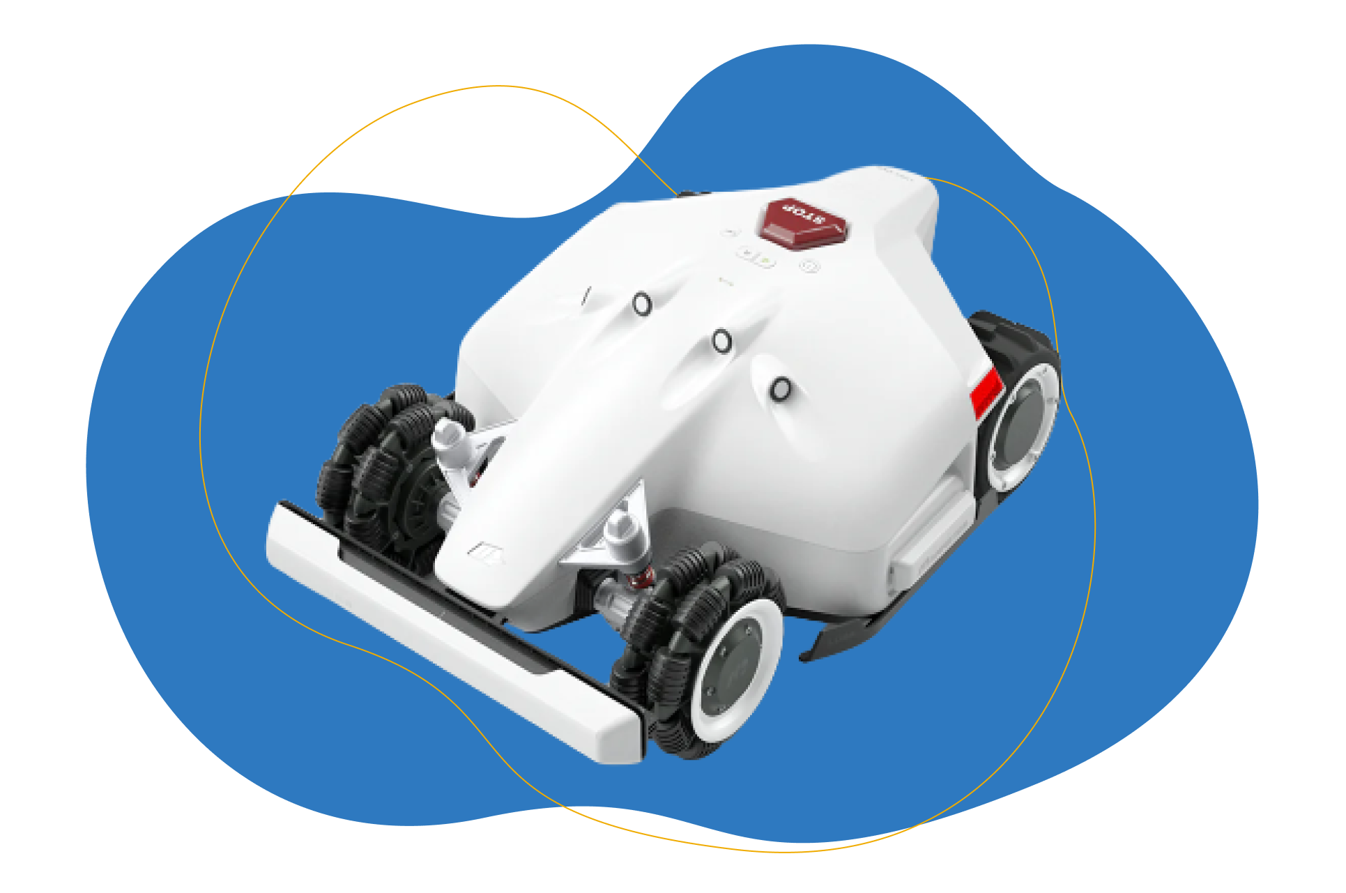 Mammotion Luba AWD 3000 Mähroboter in weiß