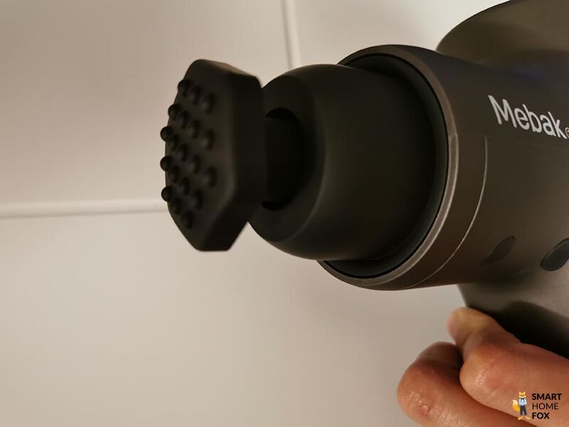 Mebak Massagepistole mit flachem Aufsatz