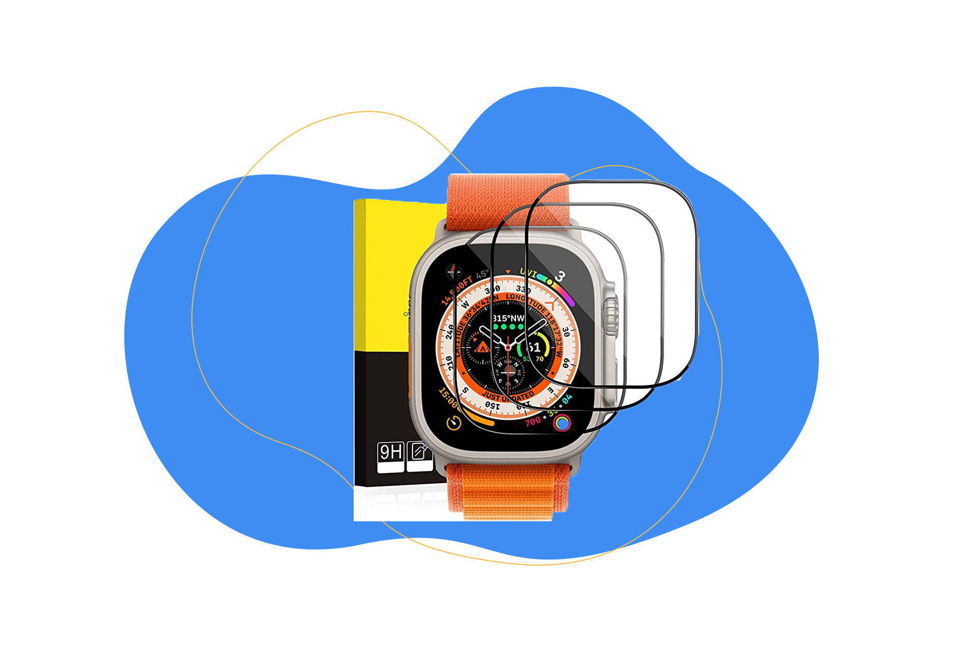 Apple Watch Ultra Displayschutzfolie