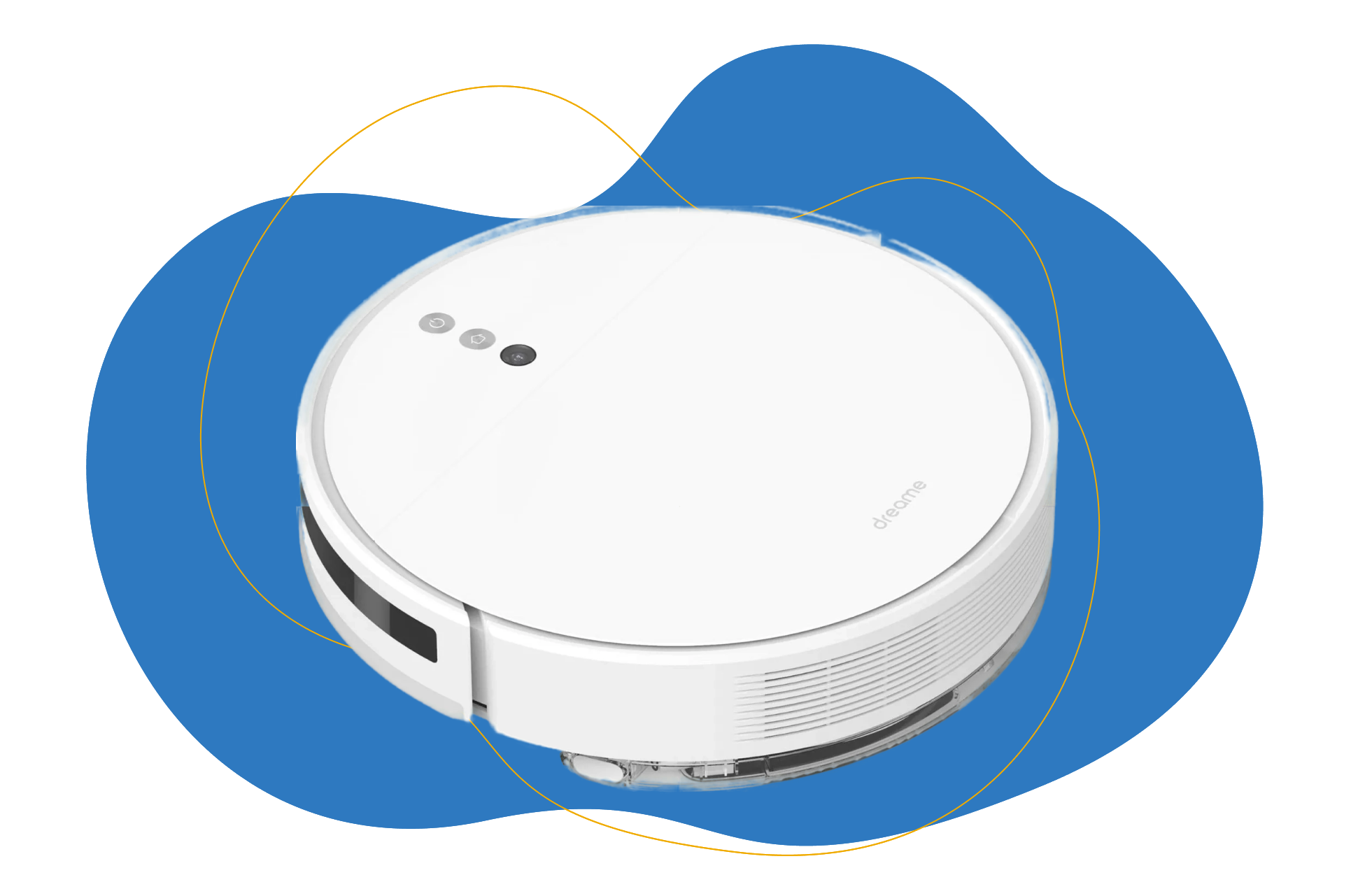 Dreame F9 Mistral ist vor einem weißen Hintergrund zu sehen.