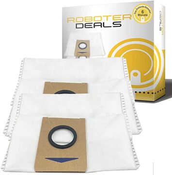 Staubbeutel für den Ecovacs Deebot X1 Omni und den Ecovacs Deebot X1 Turbo sind vor einem weißen Hintergrund zu sehen