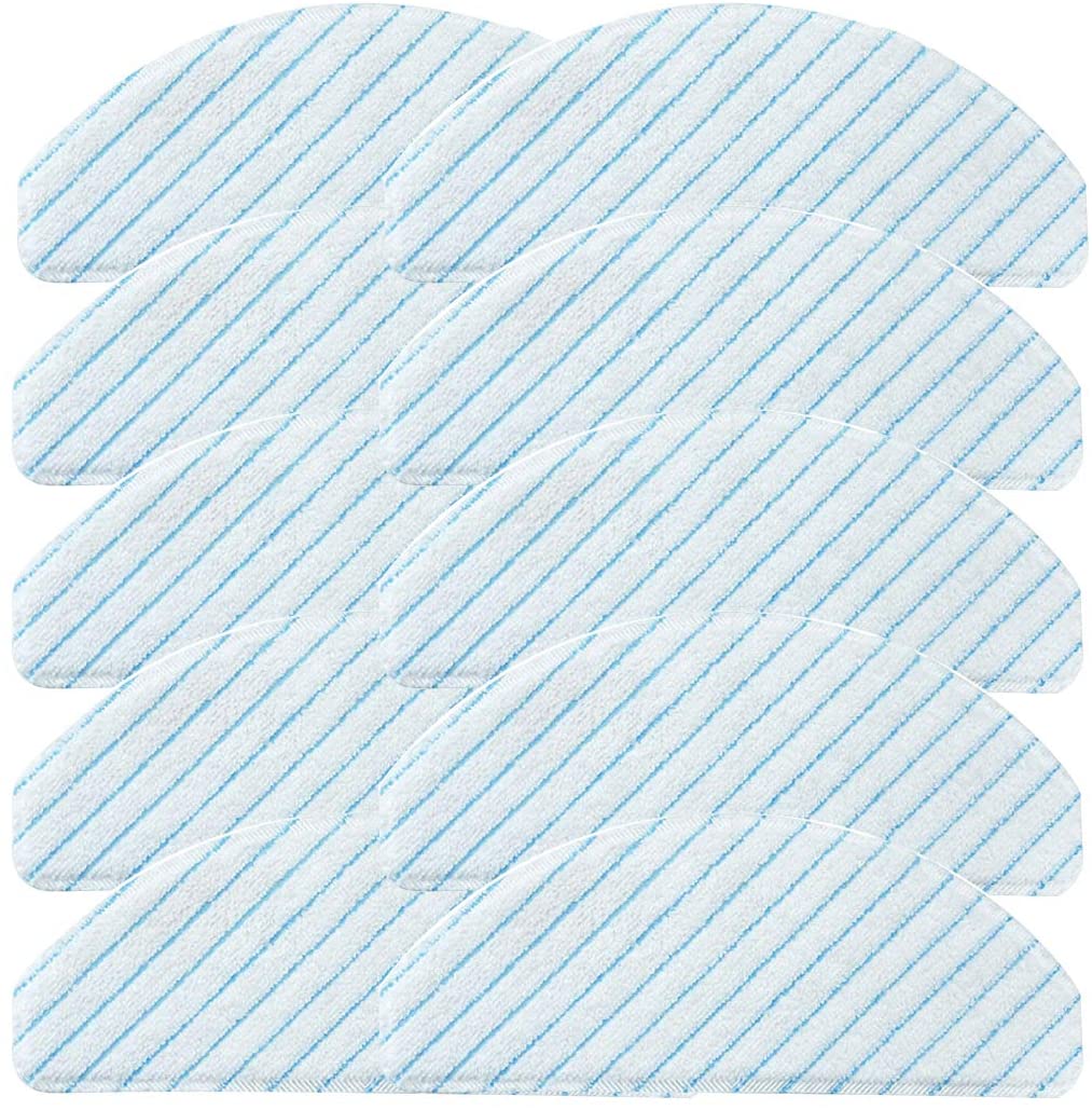 Wischtüche des Ecovacs Deebot T9 AIVI sind vor einem weißen Hintergrund zu sehen.