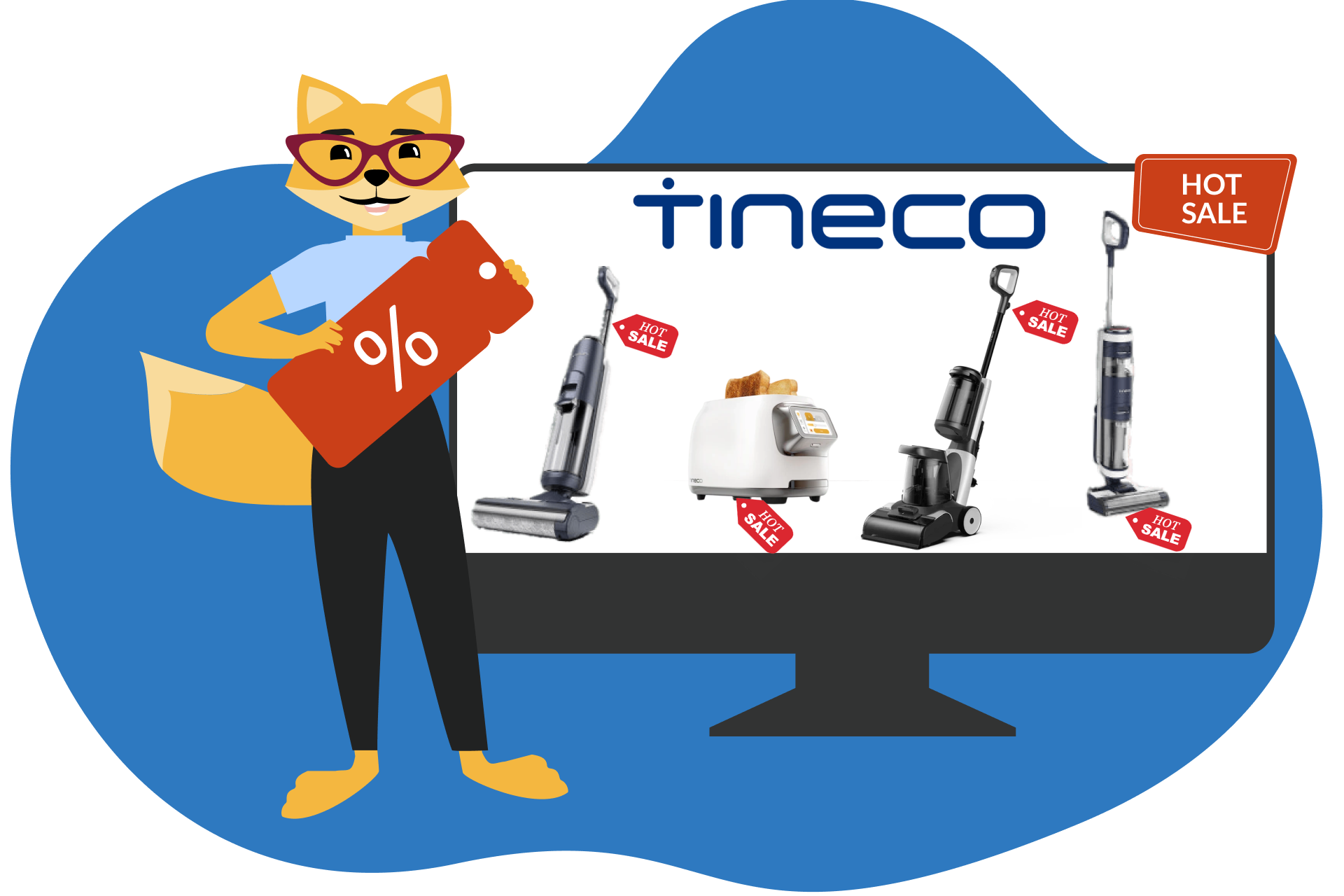 Unterschiedliche Tineco Akkusauger, Saugwischer und smarte Haushaltsprodukte sind bei Tineco im Sonderangebot.