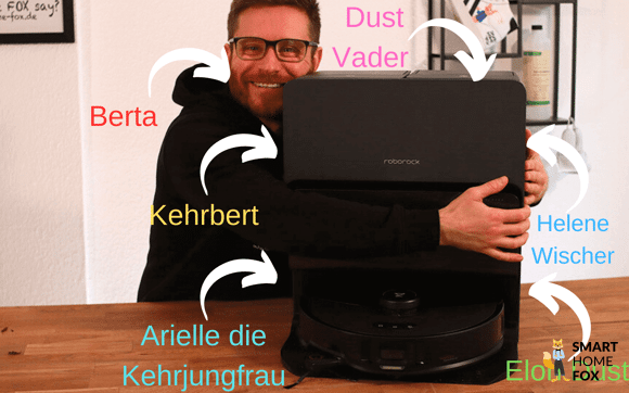 Die besten Saugroboter Namen für Deiner Saugroboter sind zu sehen.