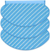 3 Wischtücher für Sag-Wisch-Roboter der Yeedi Vac Serie sind vor einem weißen Hintergrund zu sehen.