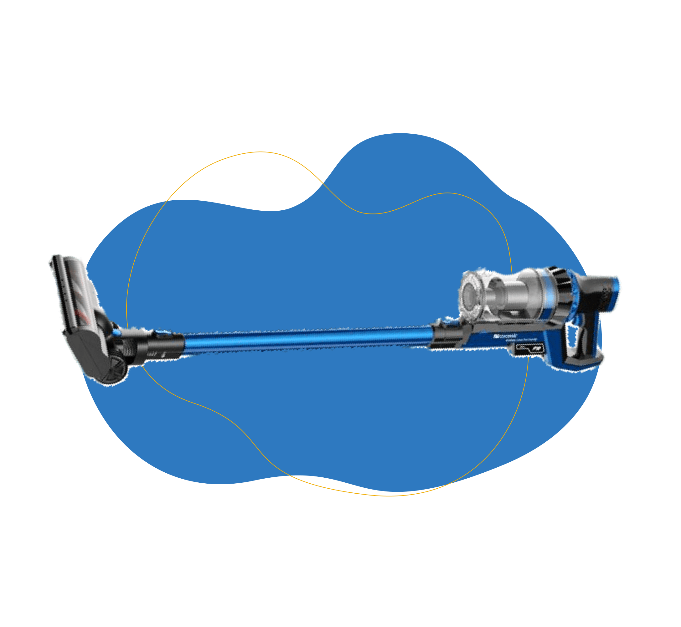 Man sieht den Proscenic P10 Akku-Staubsauger.