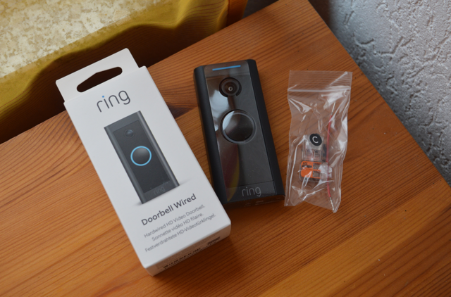 kabelgebundene Ring Video Doorbell Wired mit Verpackung und Kabel