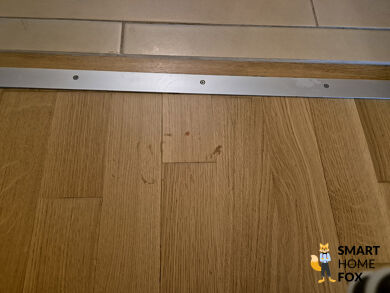 Roborock QRevo Slim entfernt nahezu alle hartnaeckigen Flecken vom Parkett