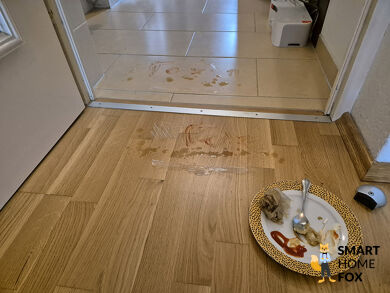 Hartnaeckige Verschmutzungen auf Fliesen und Parkett
