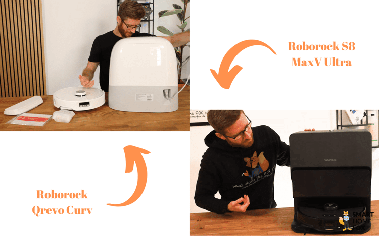 Roborock Qrevo Curv vs. Roborock S8 MaxV Ultra: Welcher bietet mehr für Dein Geld?