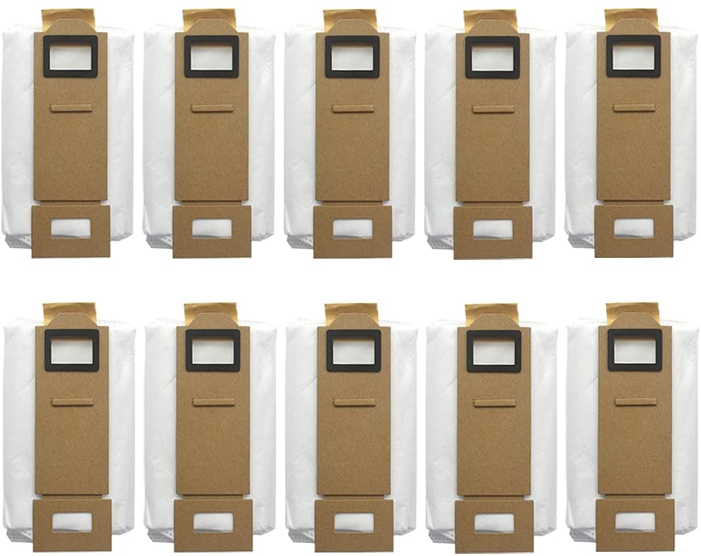 10 Staubbeutel für die Absaugstation des Roborock S7 vor einem weißen Hintergrund
