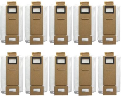 10 Staubbeutel für die Absaugstation des Roborock S7 vor einem weißen Hintergrund