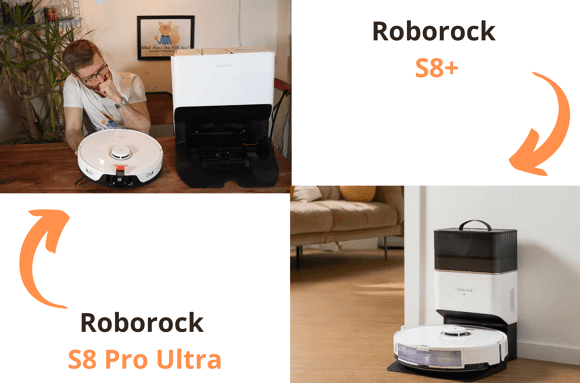 Roborock S8 Pro Ultra vs. Roborock S8+