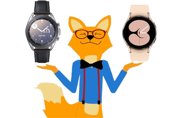 Man sieht die Samsung Galaxy Watch 4, die Galaxy Watch 4 Classic und die Galaxy Watch 3.