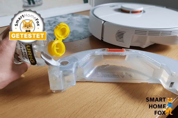 Wischroboter Reinigungsmittel wird selbst gemacht.