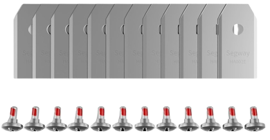 Die Segway Navimow Messerklingen Ersatzeinheit zum selbstständigen auswechseln der Navimow Mähroboter Messerklingen.