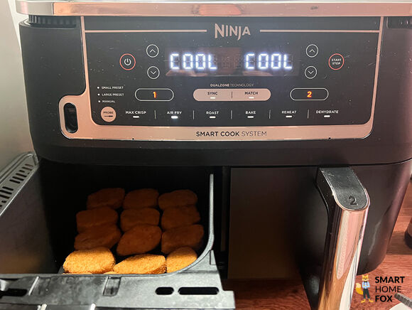 Ninja Foodie Max Dual Zone braet Nuggets