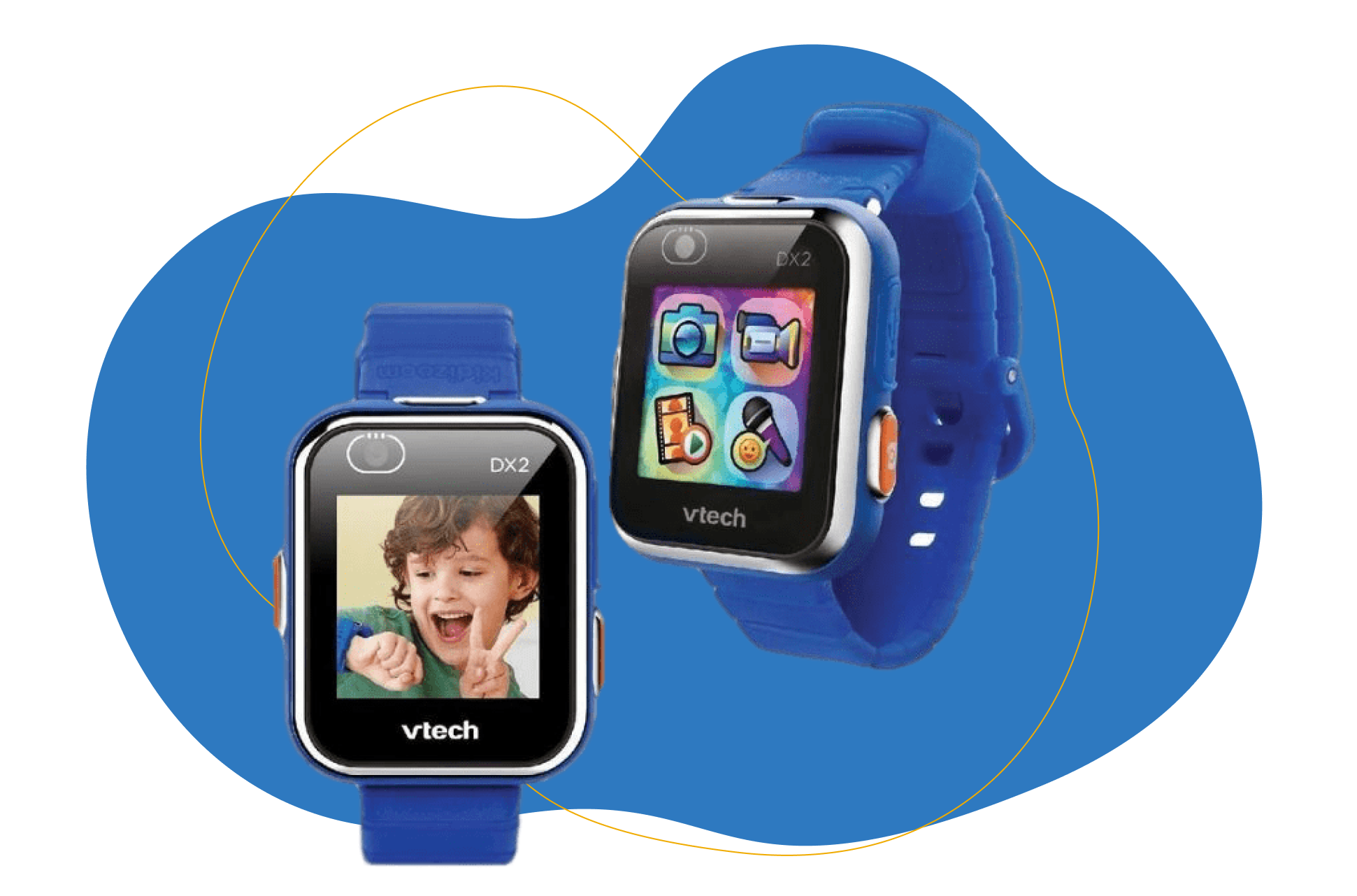 Man sieht die VTech Kidizoom DX2.