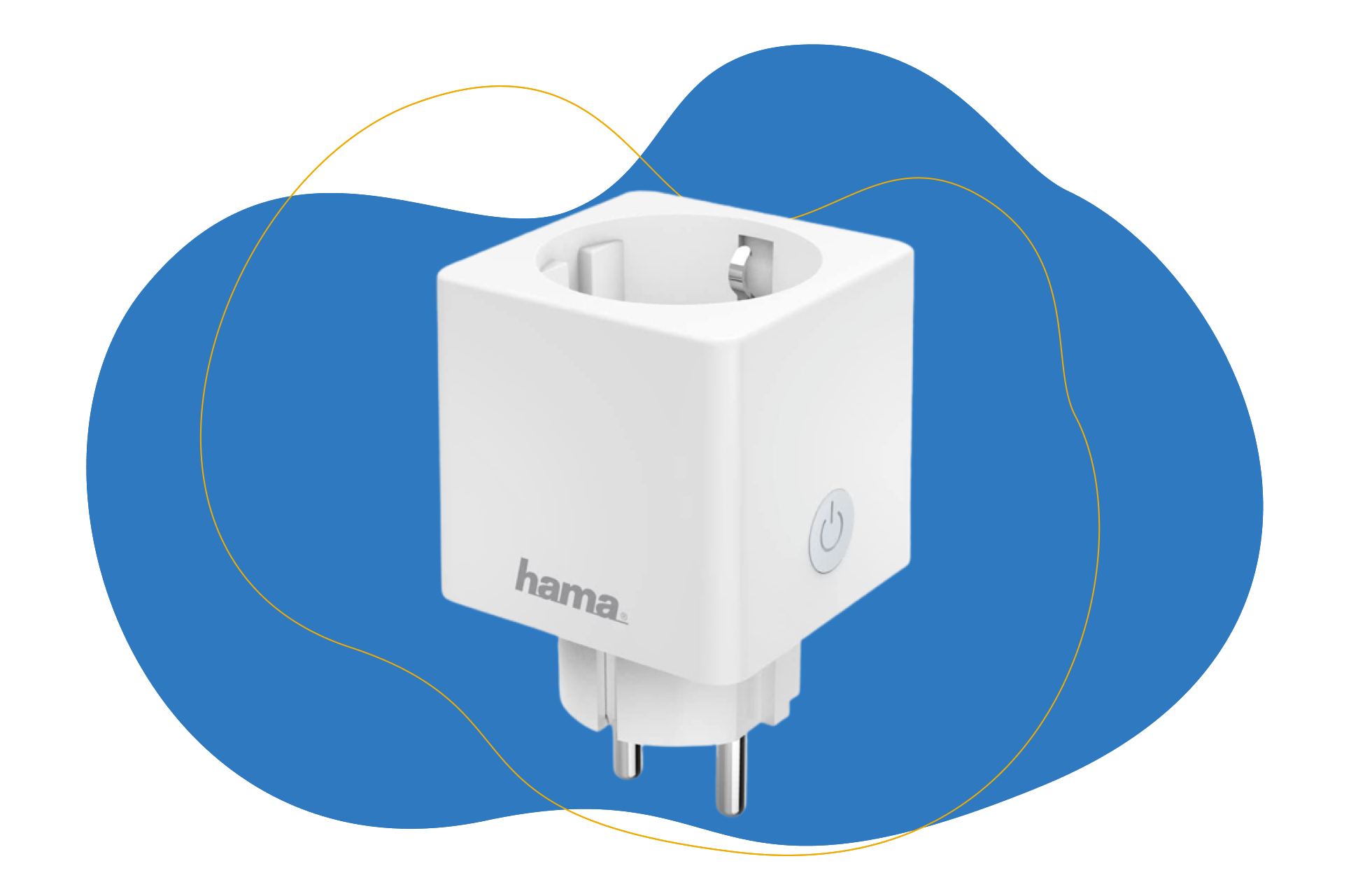 Hama WLAN-Steckdose Zwischenstecker in Weiß