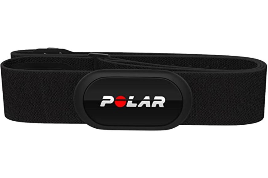 Man sieht den Polar H10 Brustgurt.