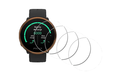 Man sieht die Schutzfolie der Polar Ignite 3.