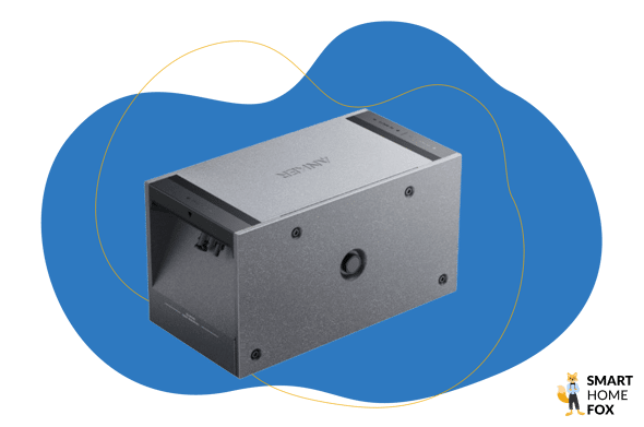 Solago Balkonkraftwerk, Solarmodule und Anker Solix Solarbank E1600 Speicher.