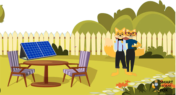 Glückliche Smart-Home-Fox Experten testen die besten Balkonkraftwerke für den Garten.