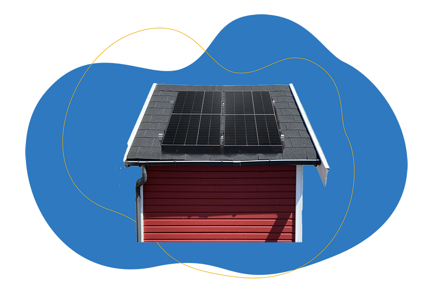 Priwatt priShed Duo Solaranlage