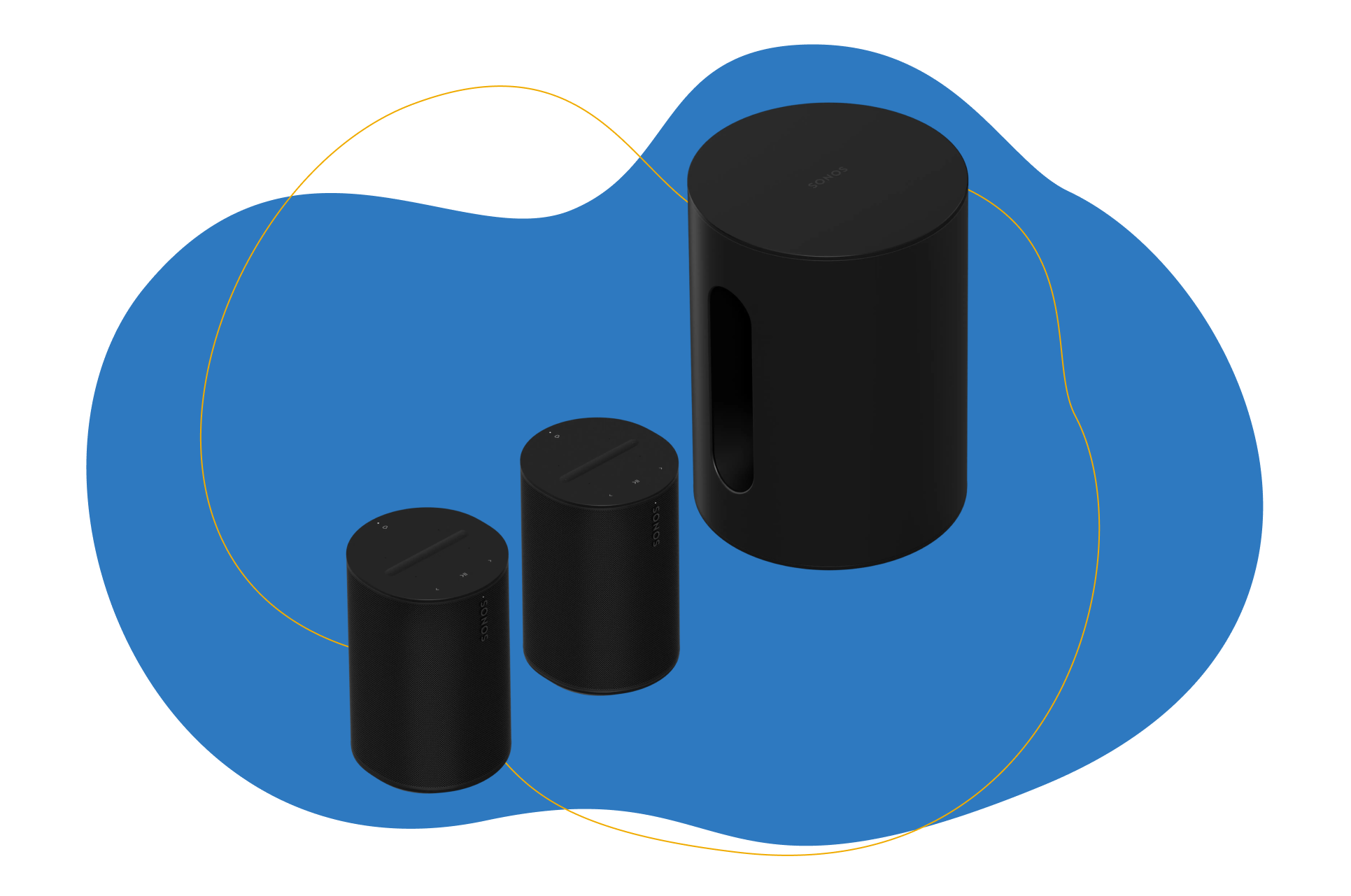 Sonos Heimkino Completion Set in Schwarz