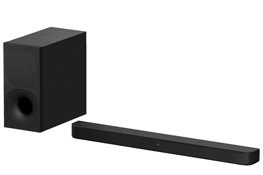 Die SONY HT-S400 Soundbar ist vor einem weißen Hintergrund zu sehen.
